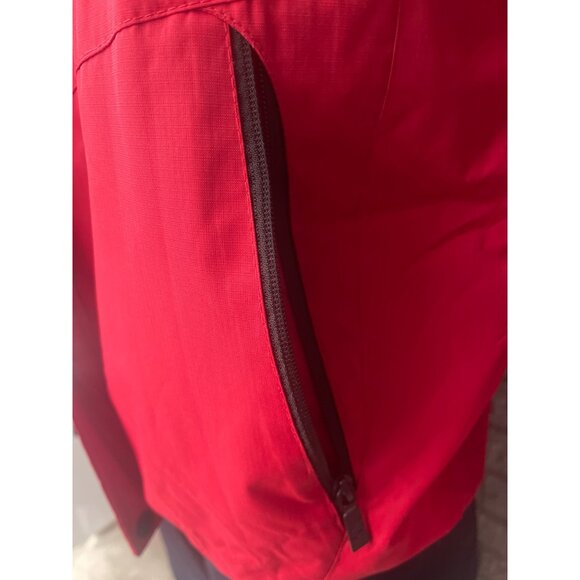 Wantdo Mountain Men Sport Red / Gray Waterproof Rainproof Warm Hooded Jacket Siz - Picture 9 of 16